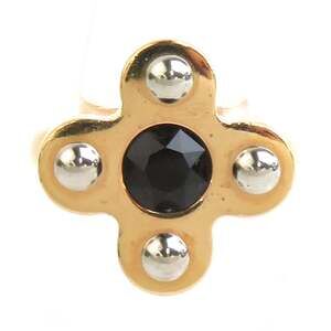 Louis Vuitton Berg Love Letters Metal Gold Ring, Women's, M65247, Size 13, r1...